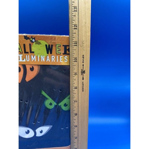 Vintage Halloween 10 Bags & Candles Luminaries Jack-O’-Lantern Spooky Decor - Picture 4 of 9